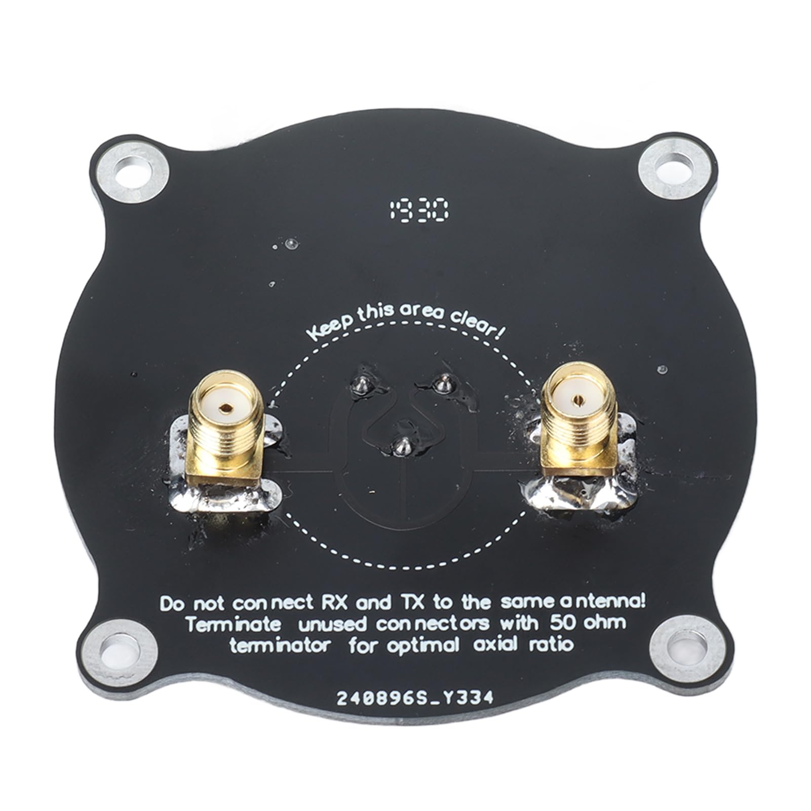 Triple Feed Patch Antenna 5.8GHz Directional Circularly Polarized Antennas for Drones