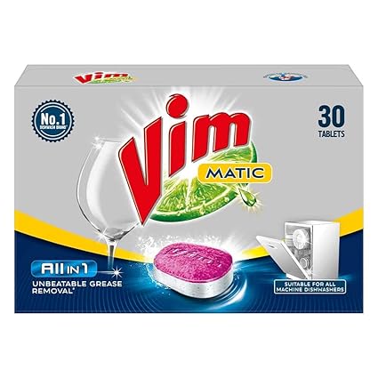 vim matic dishwasher tablet