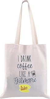Lukes Diner Tote Bag Girls Luke's Diner Merchandise I Drink Coffee Like a TV Show Inspired Friendship Gift for Fans