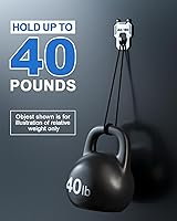 Vista 3 de LZC 20Pcs Claw Drywall Picture Hanger: Wall Hooks for Hanging Picture Mirror Photo Poster Kit - No Damage Heavy Duty Wall Hanger for Room Office