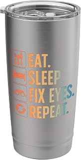 Eye Surgeon Art For Men Women Eye Doctor Ophthalmologist Stainless Steel Insulated Tumbler