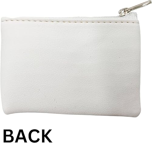 Miniatura 5 de Needzo Our Lady of Guadalupe - Bolsa de rosario de cuero sintético blanco con cierre de cremallera, fundas de viaje neutras y bolsas para rosarios,