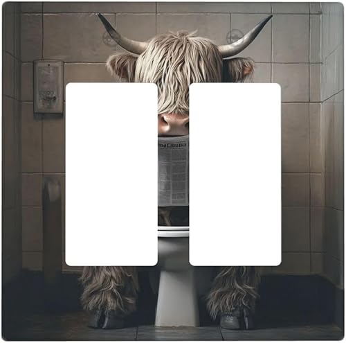 Vista 311 de Cubiertas decorativas de salida de estrella de mar playera, tablero de madera azul de concha de mar de 1 banda, decoración individual GFCI, placa