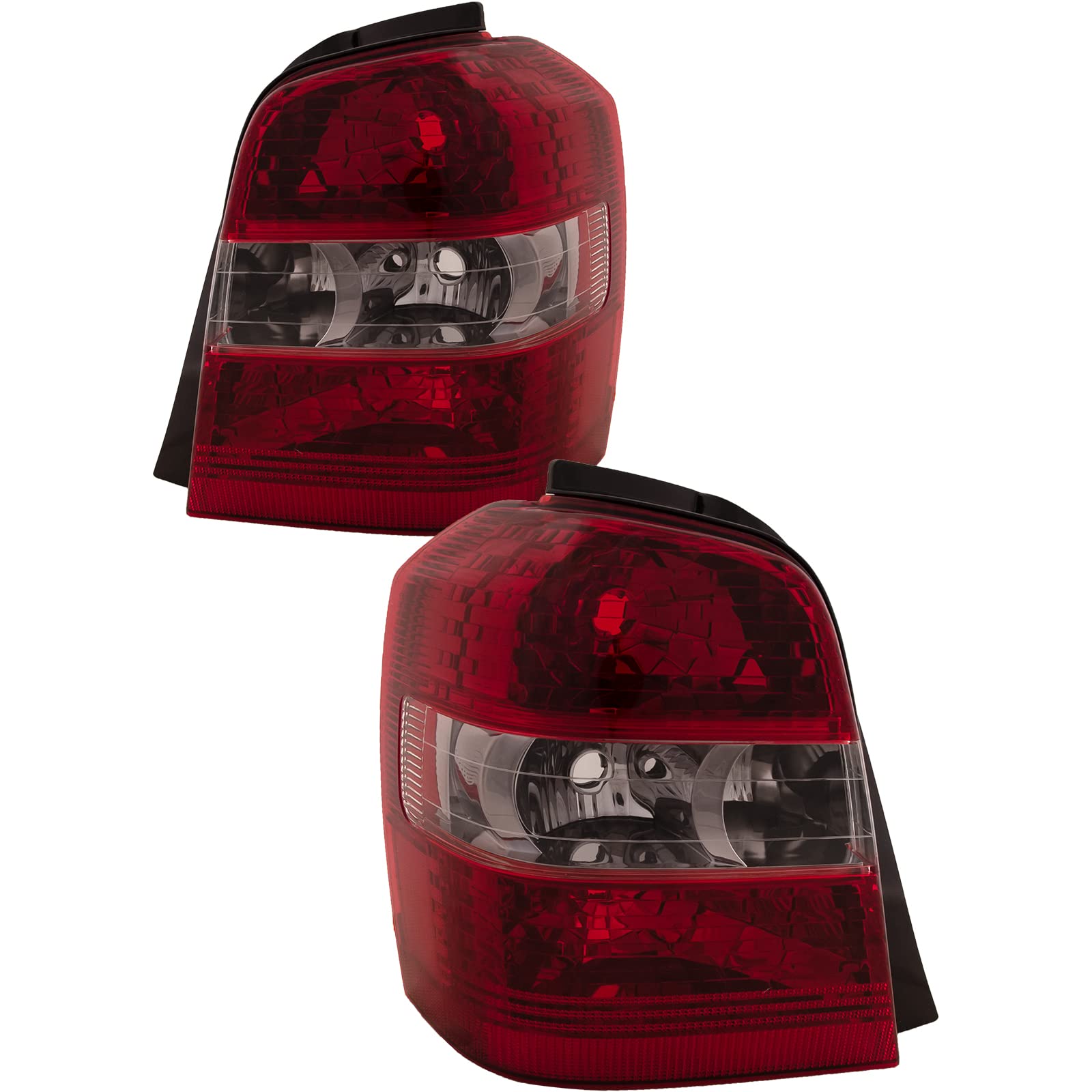HEADLIGHTSDEPOTTail Lights Set Left Driver Right Passenger Pair Compatible with Toyota Highlander