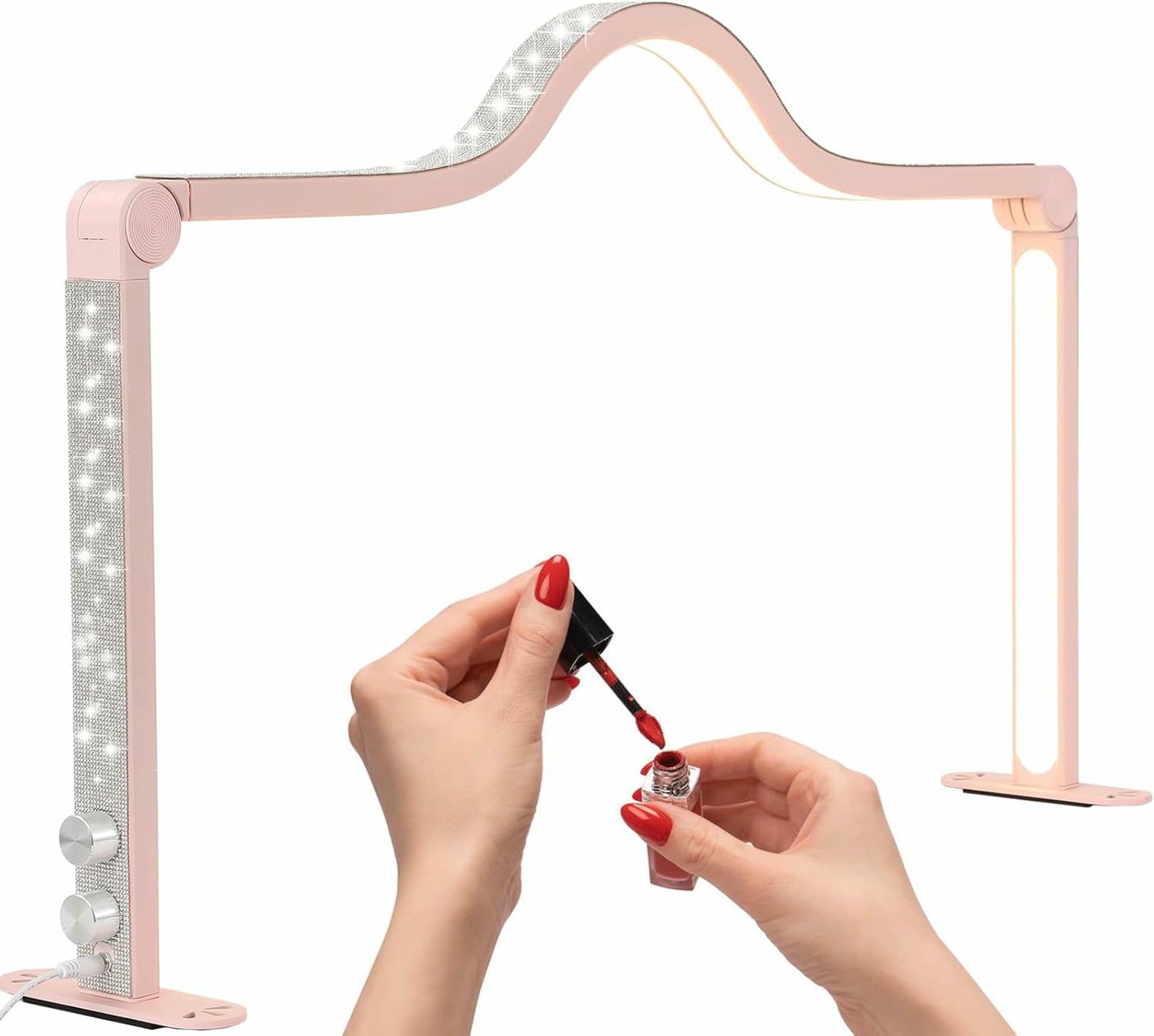 Lampe nail tech 35 pouces pliable 40W avec luminosite reglable
