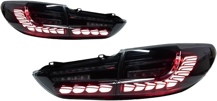 1 Pair Car Rear Lamp Compatible For Mazda 6 LED Tail Light 2012-2020 Mazda6 Atenza Taillights LED DRL Signal Brake Reverse Auto AccessoriesTail Lamp Smoke