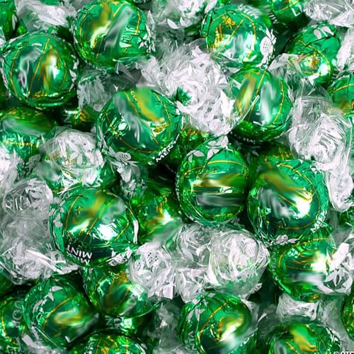 Chocolate Truffles – Smooth Melting Center – Premium Chocolates – Variety of Flavors (Pack of 600g, Dark Mint Chocolate Truffles)