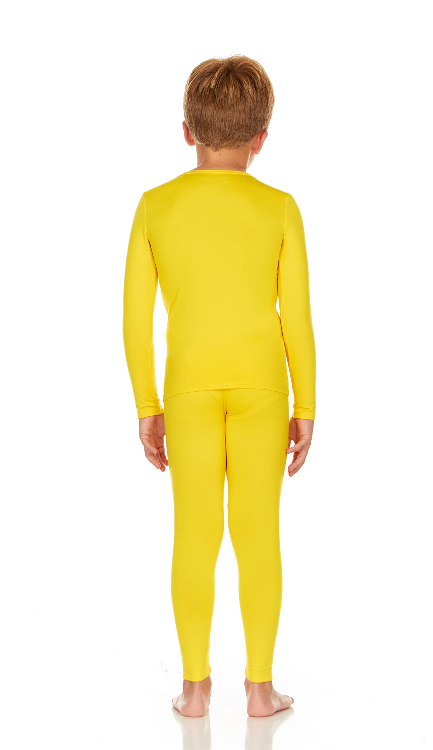 Beautyin Kids Thermal Underwear Set – Seamless Long Base Layer With Thumbholes For Cold Weather & Sports