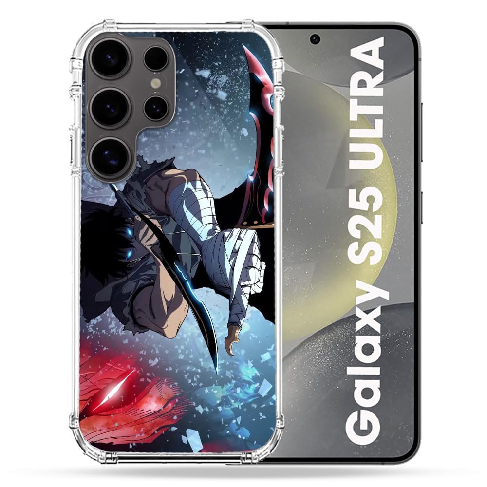 Cokitec Reinforced Case for Samsung Galaxy S25 Ultra Manga Solo Leveling Sung Epee