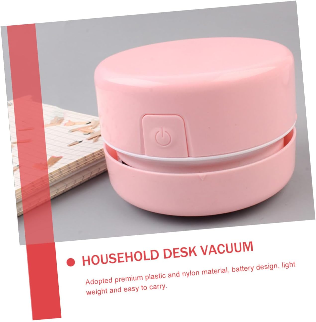 SECFOU Handheld Vacuum Cleaner Mini Desk Vacuum Portable Electronic Cleaner Office Supply for Car and Home