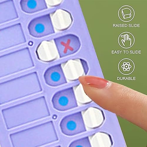 Miniatura 4 de Cuadro de planificación de tareas, 6 llaveros de programación de tareas, tableros de lista de notas semanales diariamente con 18 tarjetas de lista