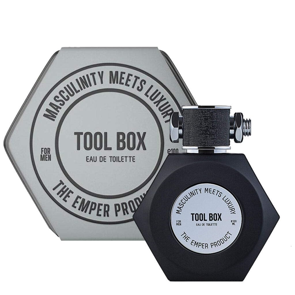 Emper Tool Box Eau De toilette EDT Perfume Long Lasting Relaxing Ideal for Men (3.4 Fl. OZ)