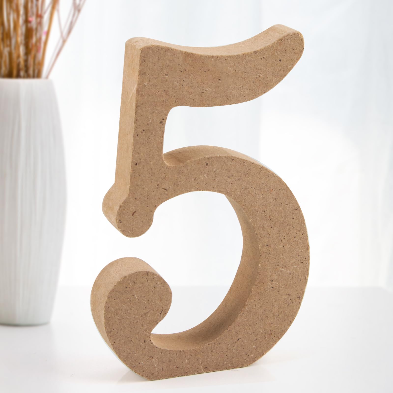 Taozoey Standing Wooden Letters, Wooden Letters for Crafts, DIY Letter, Home Lettering, Untreated Decorations for Home Wall