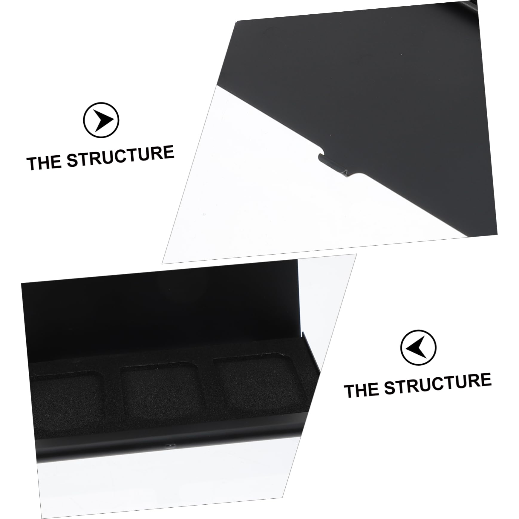 jojofuny 2pcs Shockproof Memory Card Storage Case for and Cards and Lightweight Holder for Photography Enthusiasts Black and Design