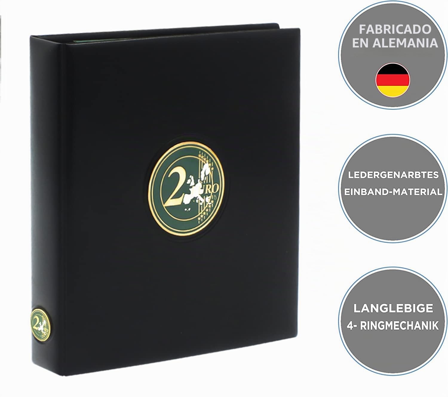 SAFE Premium Álbum para Coleccionistas de Monedas de 2 Euros - Volumen 1 para Colección 2004-2010
