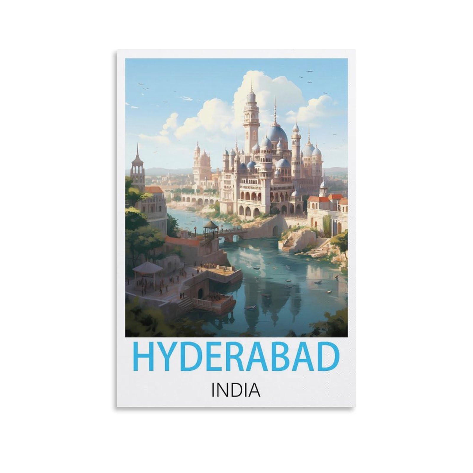 Vintage Metal Tin Signs,Hyderabad India,Ideal for Pub Shed Bar Office Man Cave Home Bedroom Dining Room Kitchen 30x40cm