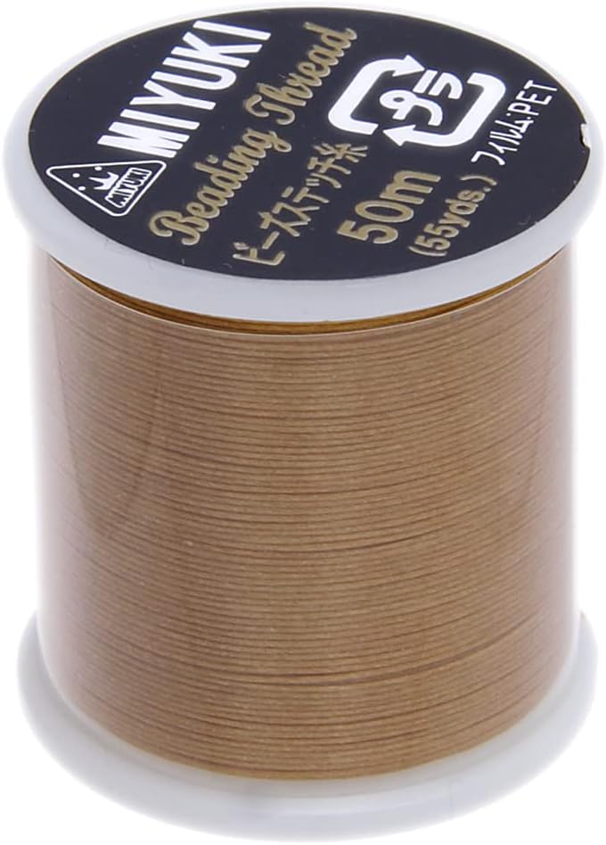 ミユキ ビーズ糸 50M (ゴールド)