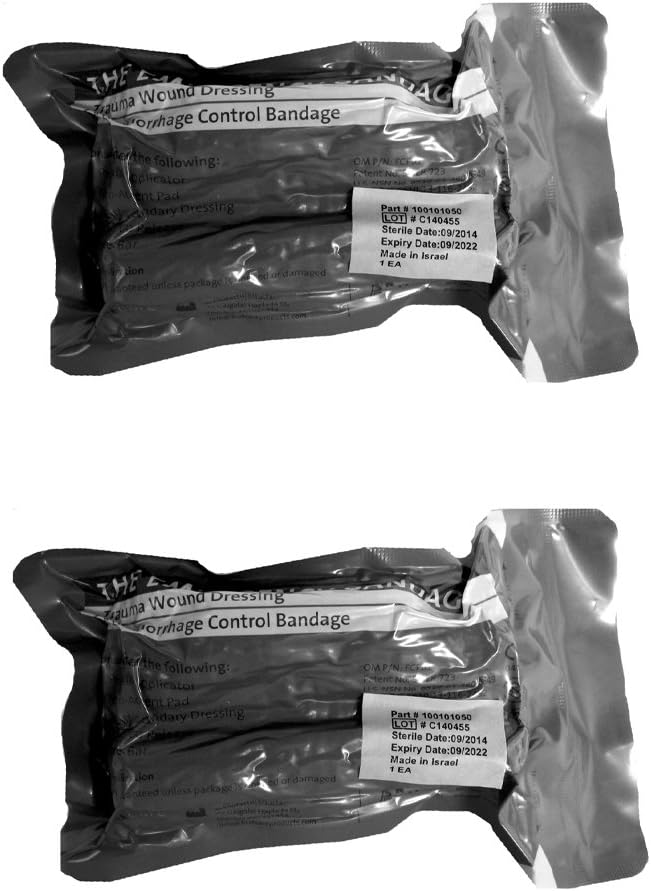 Persys Medical First Aid Israeli Emergency Bandage 4" 2 Pack