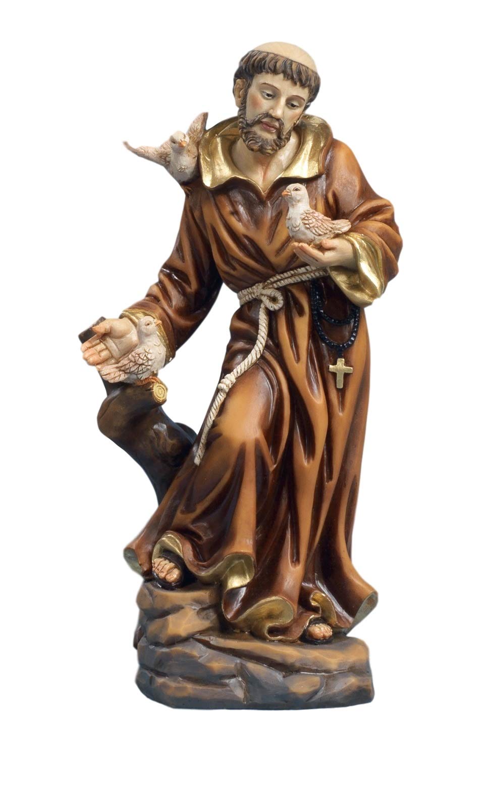 Paben Articoli Religiosi Statua San Francesco in Resina 14cm