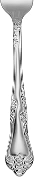 Oneida Silverware Set, Azalea 20 Piece Everyday Flatware Set, Service For 4, 18/0 Stainless Steel, Floral Design, Dishwasher Safe, Mirror Finish, Knives Spoons And Forks Sets (Silver, 20 Piece)