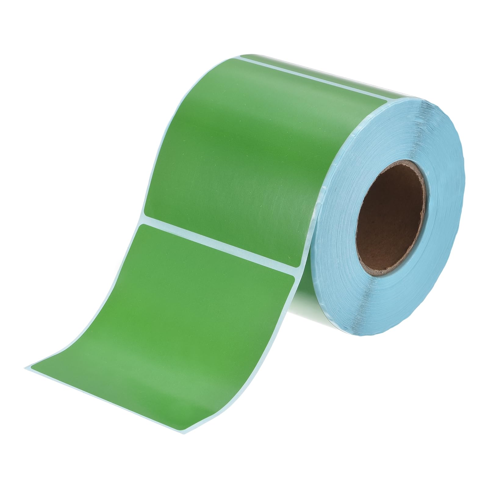 PATIKIL 500 Pcs Color Direct Thermal Labels, 3 x 3'' Barcode Printing Stickers Colorful Sticker Labels for Barcode Thermal Printers Warehouse Retail Shipping Address Labeling, Green