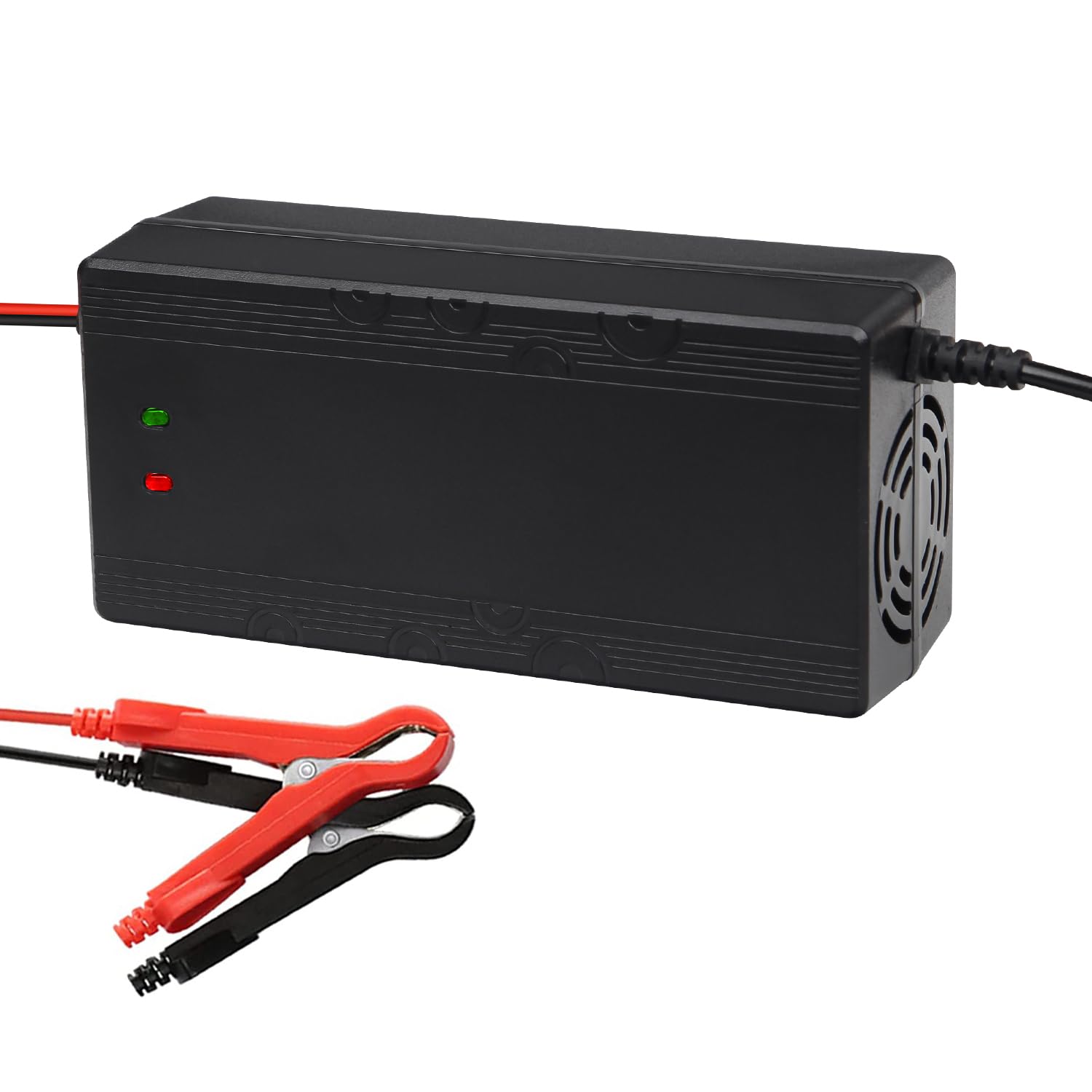 12V 10A Fully Automatic Trickle Lithium LifePO4 Battery Charger, 14.6V Smart Charger & Maintainer for LifePO4 Deep Cycle Rechargeable Batteries, Auto Car Motorcycle Lawn Mower ATV RV Powersport Boat