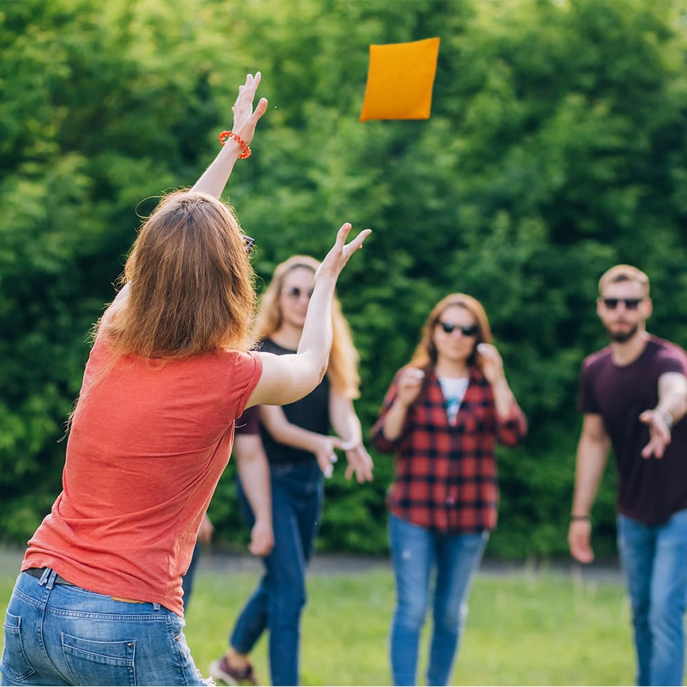 15 Pièces Sacs Cornhole Colorés - Bean Bags Pour Jeux Extérieurs Et Famille