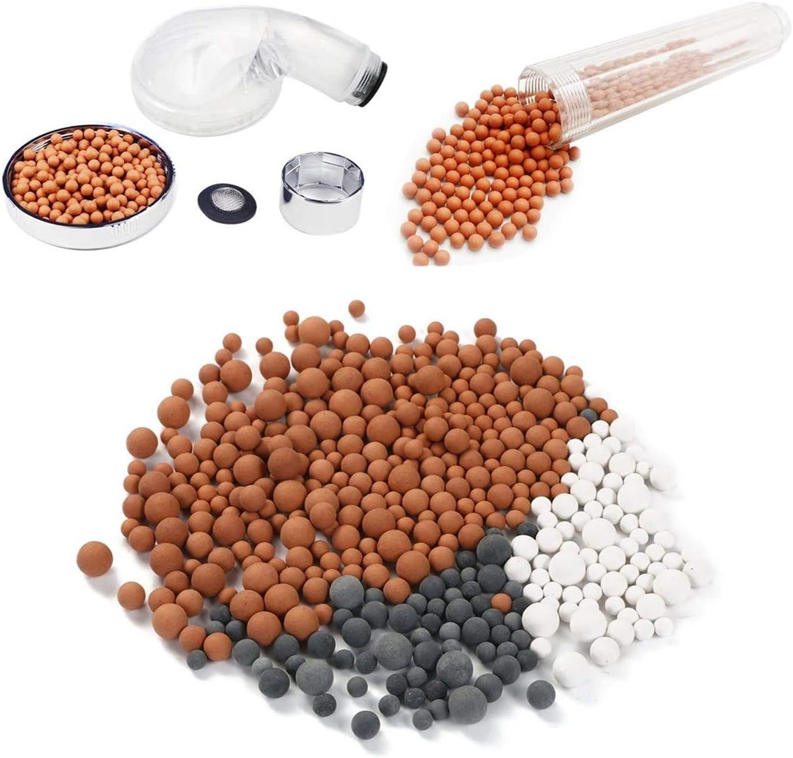 12 Packs Mineral Balls Negative Ion Shower Filters Replacement Bio