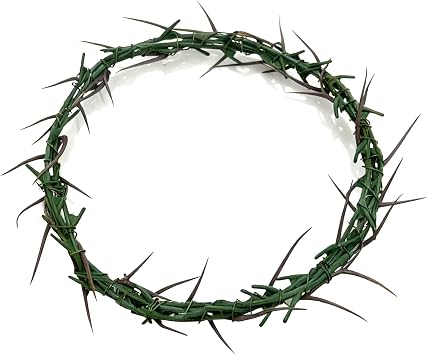 Crown of Thorns Wreath-Handmade Easter Tree Topper Decor for Christian