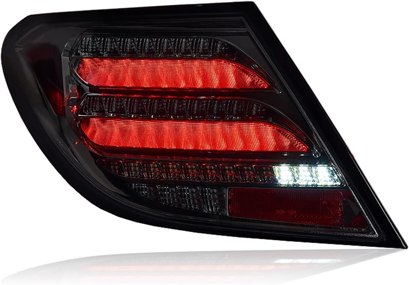 Tailligt Assembly Compatible With Mercedes-benz C-class W204 2007-2014 LED Driving Light LED Brake Light LED Sequential Turn Signal