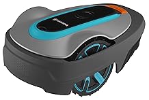 GARDENA SILENO city 500 | Robot Mower up to 500 m  - Mows in the Rain and Narrow Passages, Bluetooth App, Gel Sensor, Very Quiet, Lawn Mower Robot 15002-26, FR/NL-Version