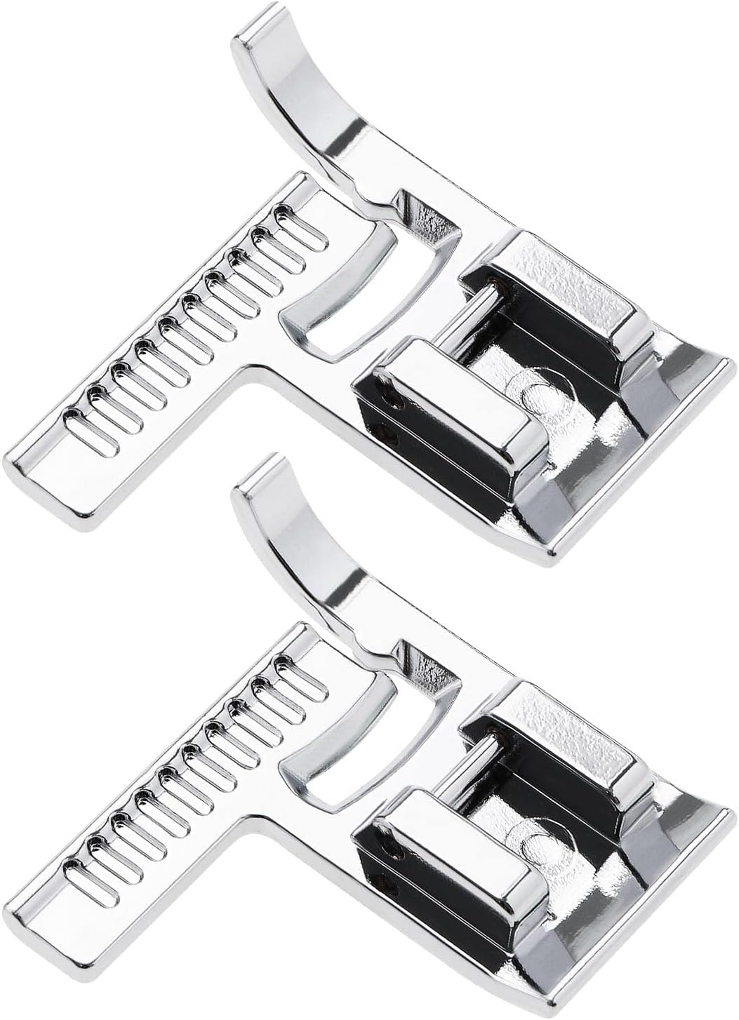 2PCS Adjustable Guide Presser Foot with Ruler Foot Guide