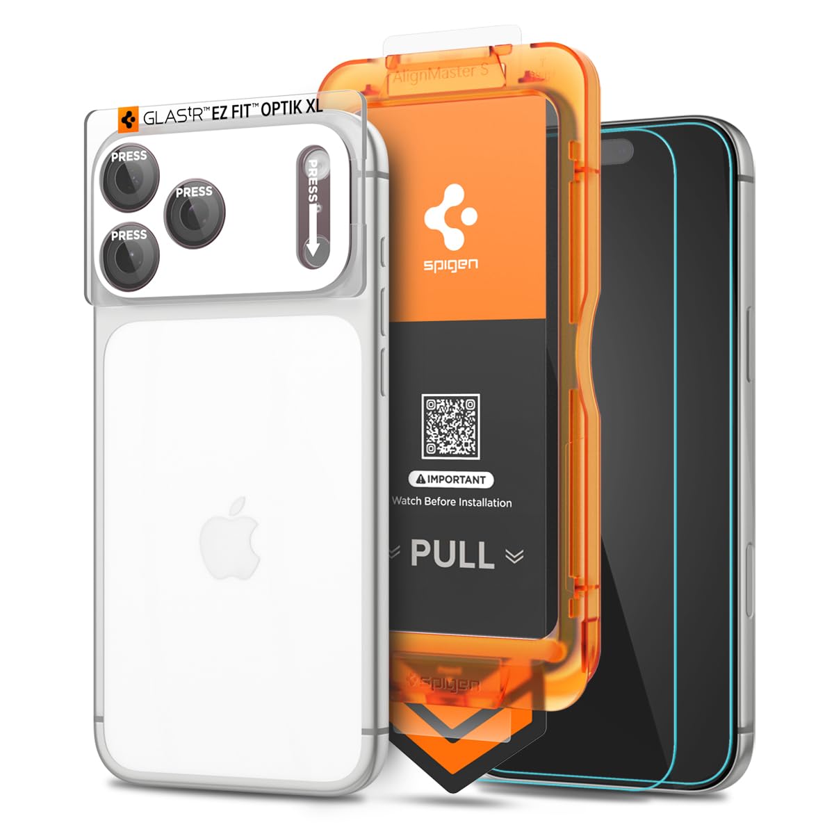 Spigen Pacchetto protezioni per schermo e fotocamera iPhone 18 Pro Max