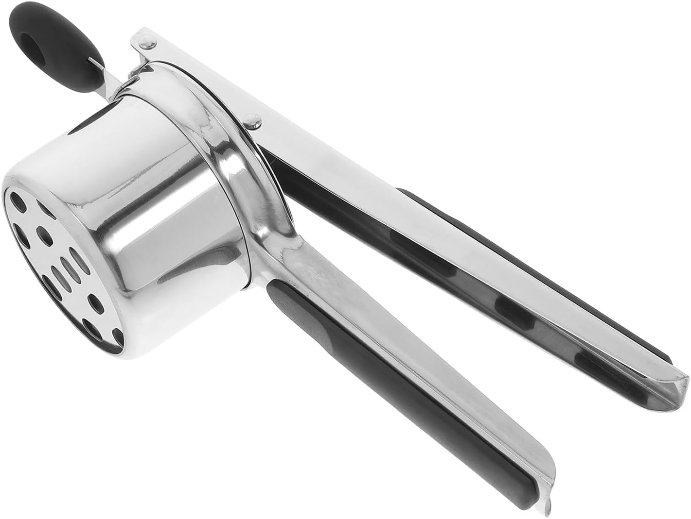 Manual Potato Ricer and Mashed Potato Masher Small Stainless Steel Vegetable Press for Food and Kitchen Use