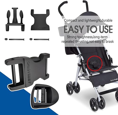 Miniatura 2 de Deluxsa Hebillas de reparación de campo para correas de 1 pulgada, hebilla ajustable de liberación lateral rápida para correas hebillas de