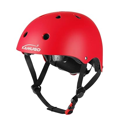 KAMUGO Kids Adjustable Helmet, Suitable for Toddler Kids Ages 3-8 Boys Girls, Multi-Sport Safety Cycling Skating Scooter Helmet