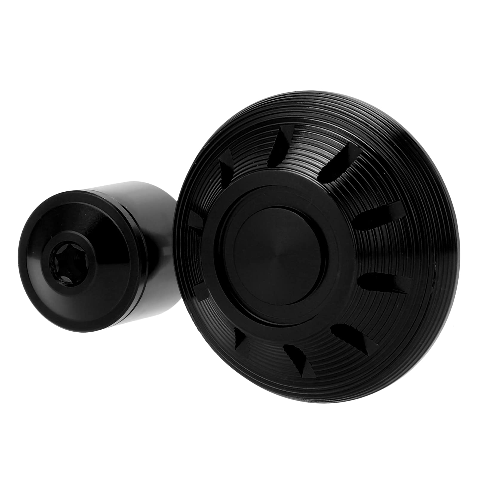 Dioche 6 Pezzi di Ricambio per Copertura Laterale della Ruota del Coprimozzo del Motociclo per GTS GTV 250 300 - Colore, Lega di Alluminio e Design Elegante (Un nero)