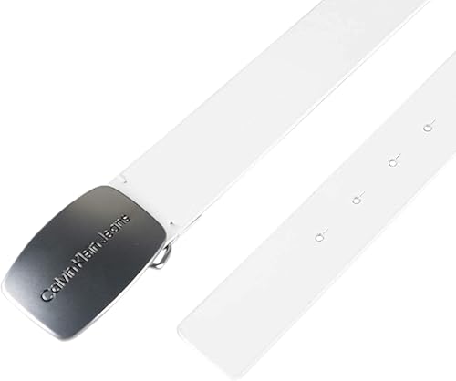 Miniatura 4 de Calvin Klein Cinturón casual para mujer con hebilla de placa