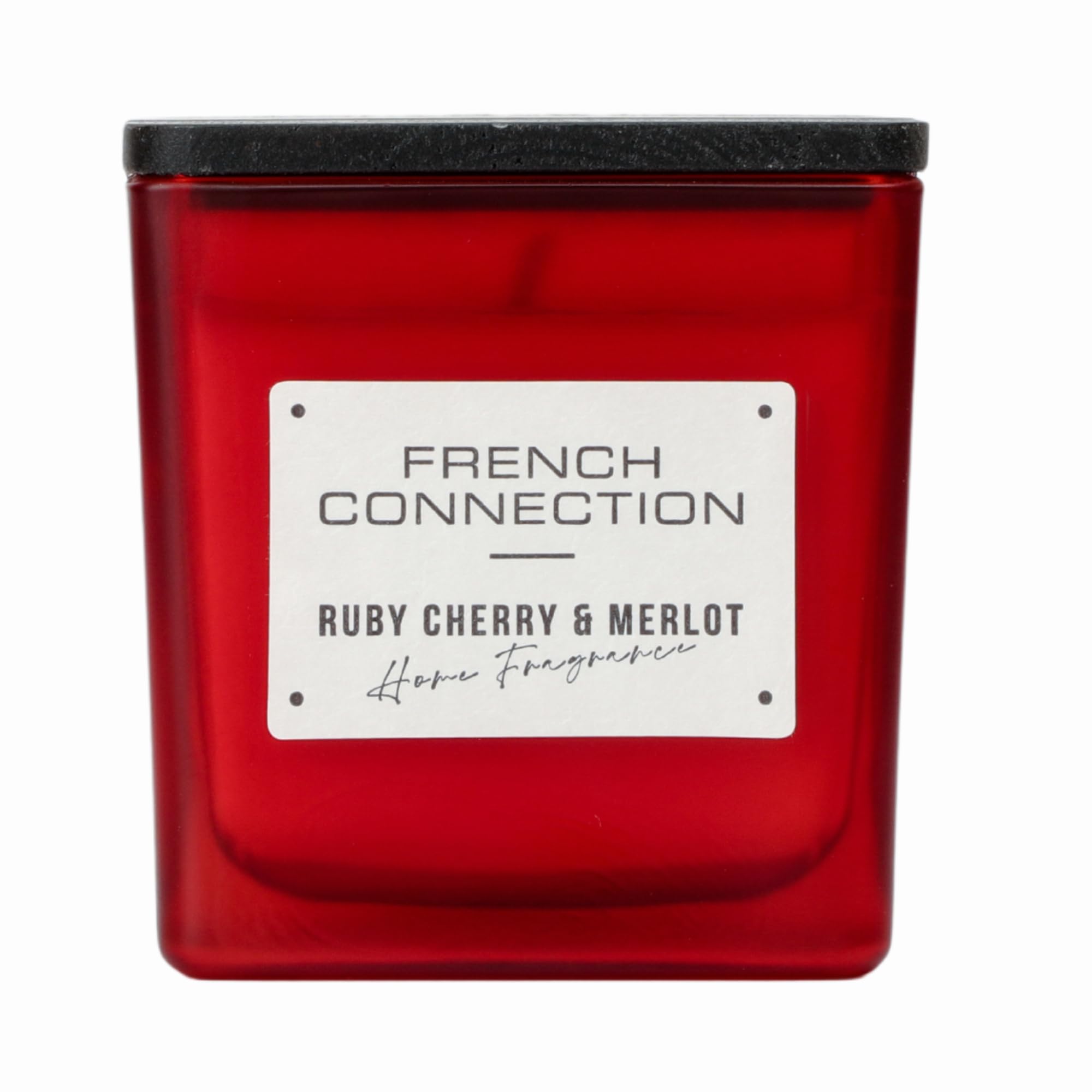 French Connection Square Range Cherry & Merlot Candle 200g