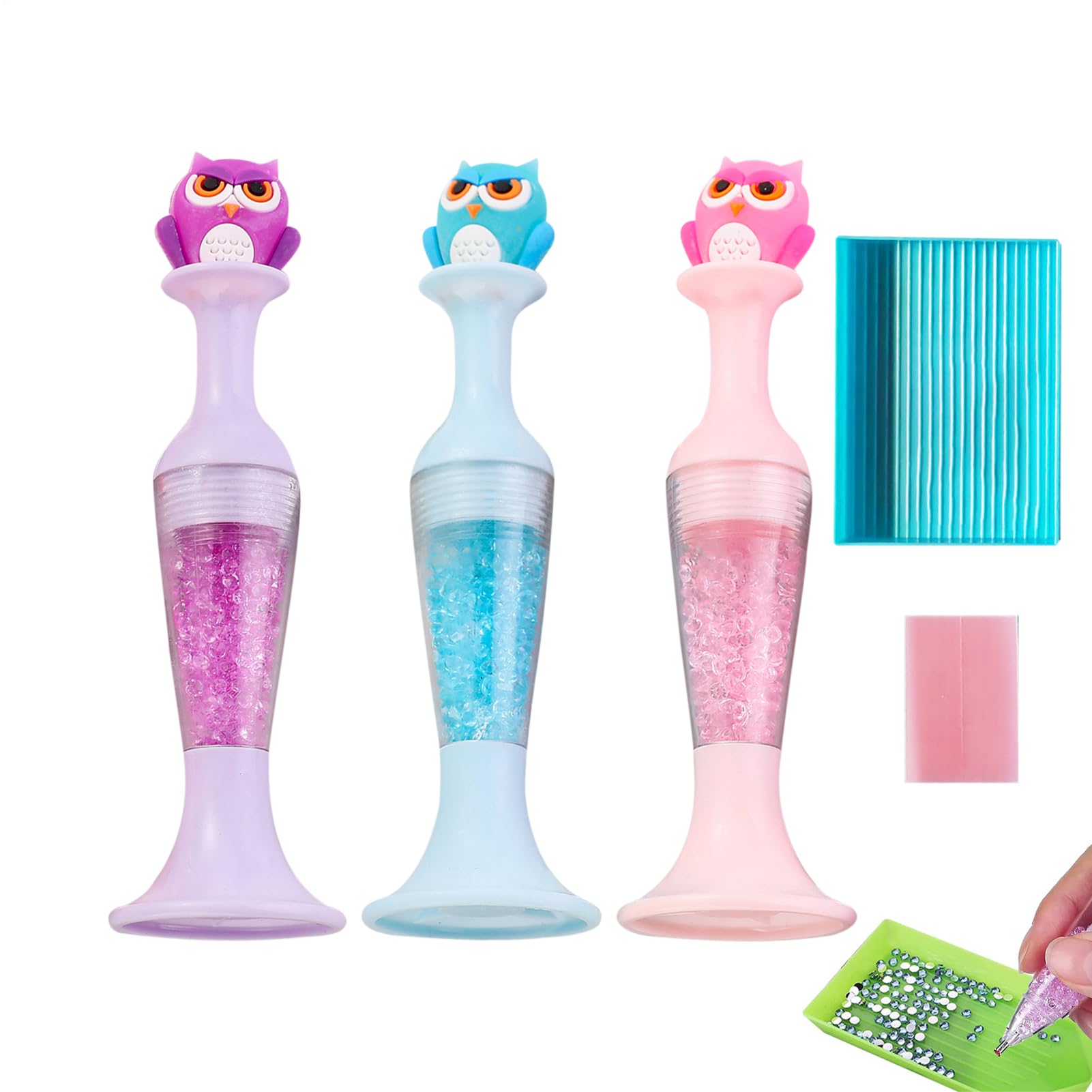 Herramientas de pintura con diamantes ergonómicas para evitar el dolor de manos al crear
