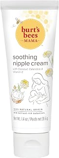 Burt's Bees Nipple Cream, Soothing Nipple Balm for Breastfeeding, For Sore Nipples & Cracked Skin, 39.6g