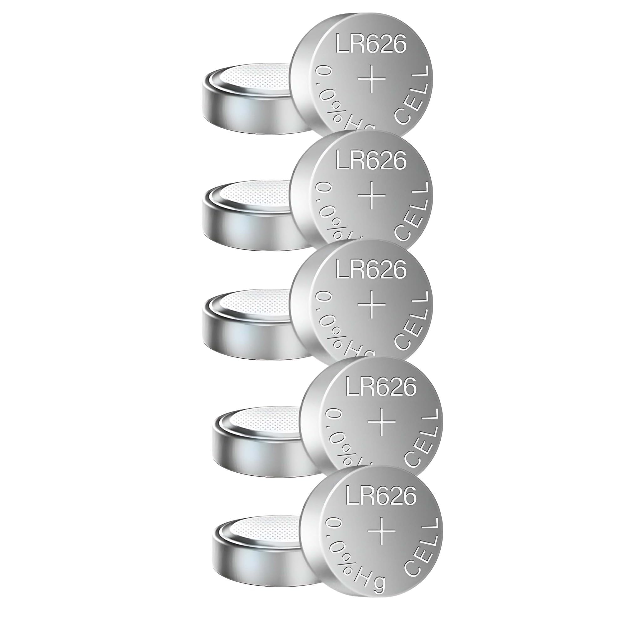 Simpletek - 10 piles 1,5 V LR626 SR66 LR626 SG4 377 | Pile bouton pour calculatrices, montres et petits appareils (Lot de 10 piles)