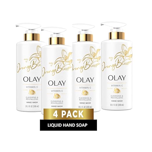 Olay Cleansing & Revitalizing Hand Soap 4ct with Vitamin B3