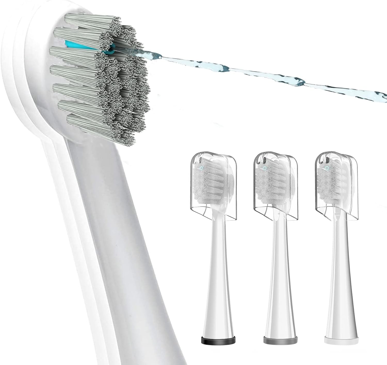 Replacement Flossing Toothbrush Heads Compact Floss Brush Head with