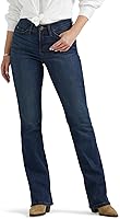 LEE Women's Ultra Lux Comfort Flex Motion Bootcut Jeans - Mid-Rise Regular Fit, Flexible Waistband
