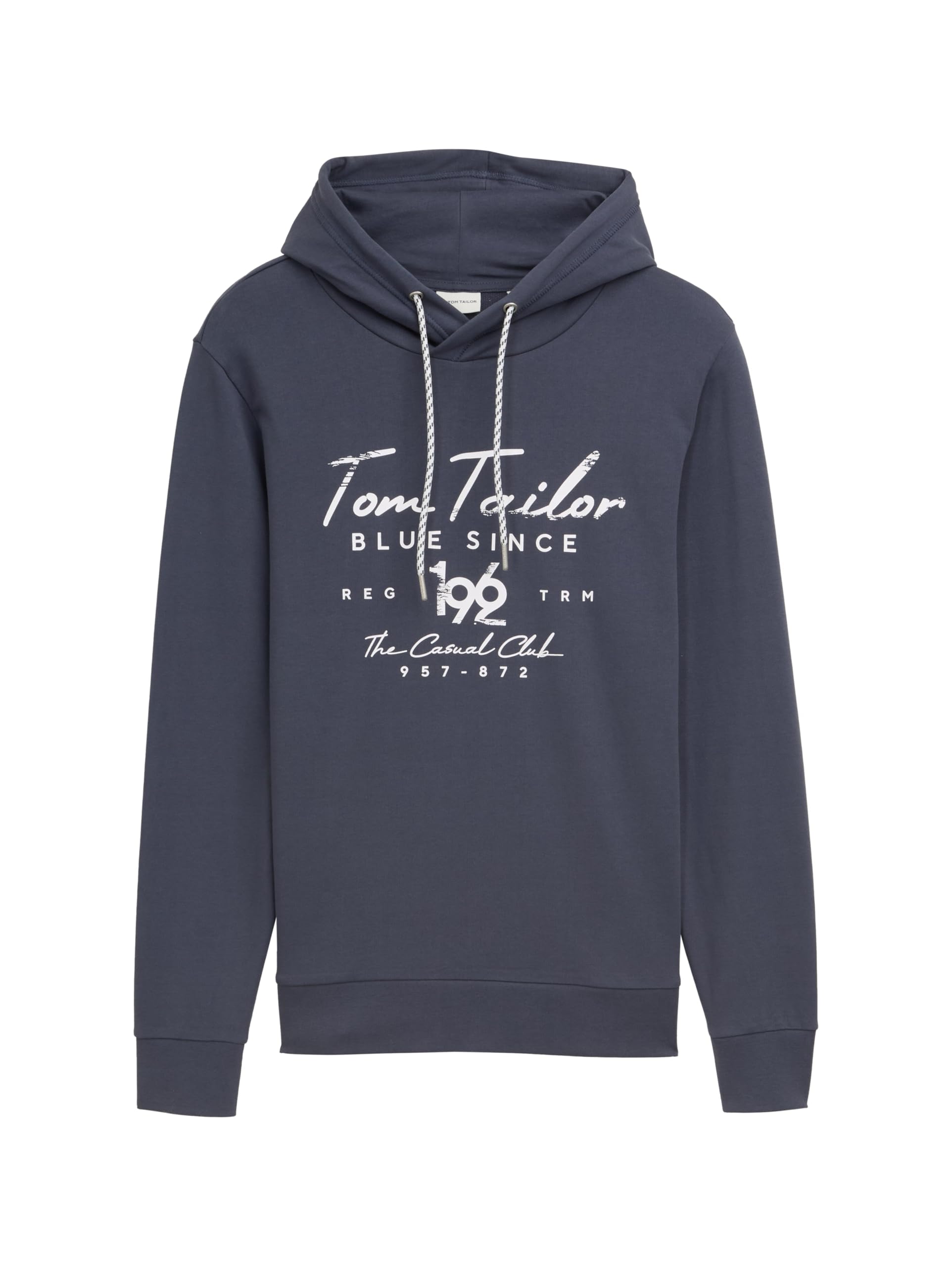TOM TAILOR Herren Hoodie mit Logo-Print