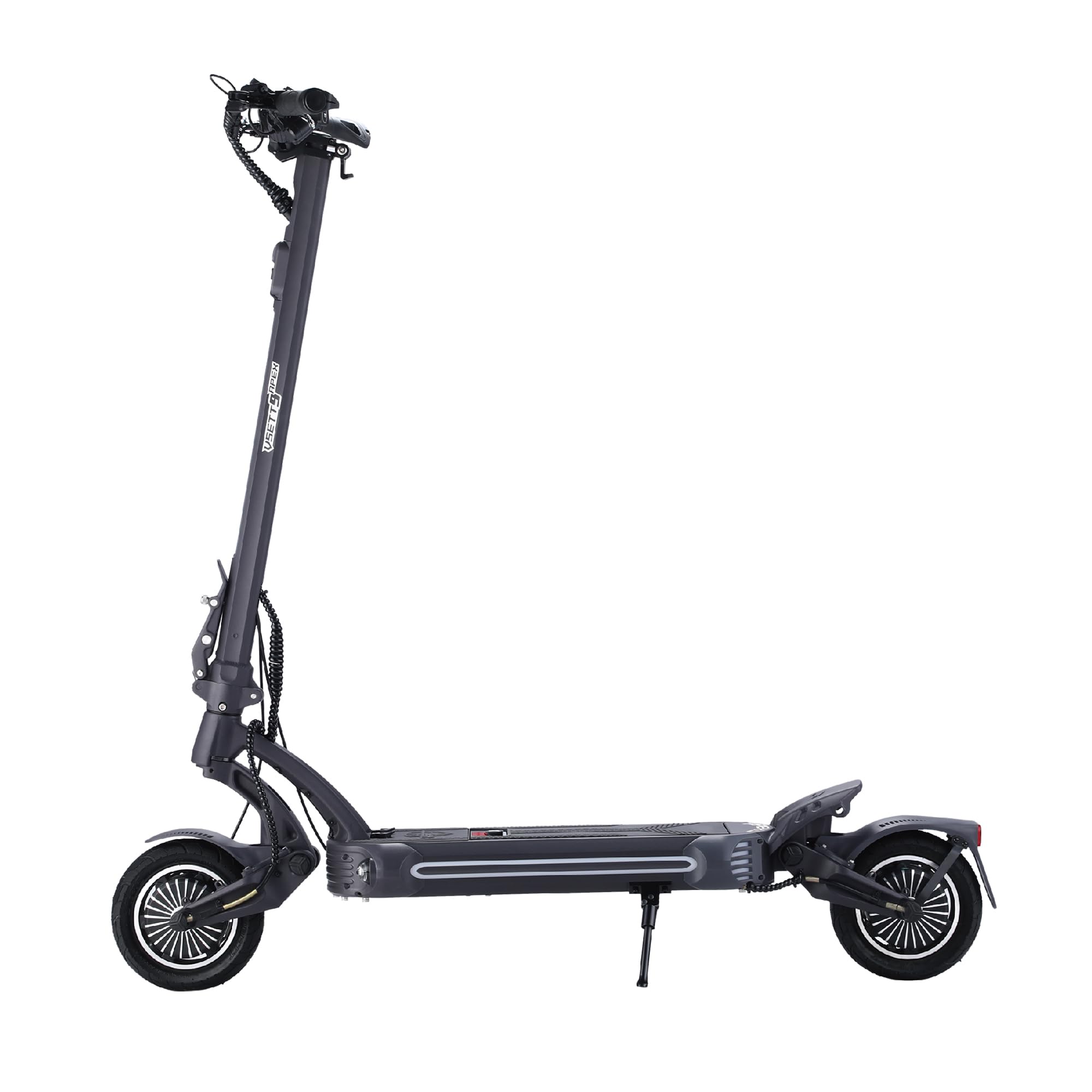 Trottinette électrique Vsett 9 Apex Adulte, Noir, Batterie 48V / 19,2 Ah, autonomie jusqu'à 65 km, Freins hydrauliques et Suspension