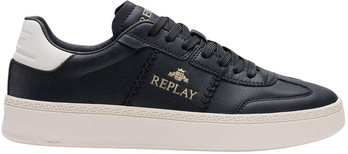 Replay Men's GMZ8B Trainers, 003 Black, 45 EU, 003 Black, 11 UK