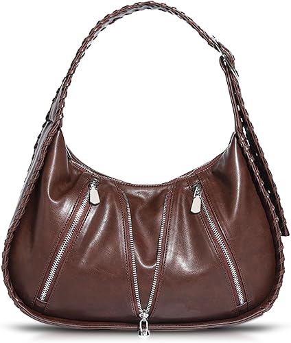 Handbag Bag for Women, Leather Purse, Vintage Underarm Bag, Shoulder Suitable fo