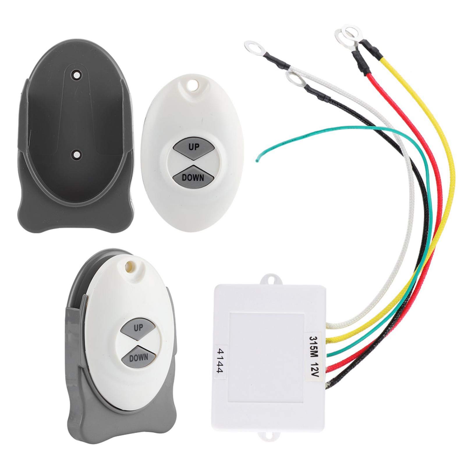 Anker-Fernbedienung Ankerwinde Drahtloser Schalter Trim Controller Marine Boot Segelzubehör 2 Sender